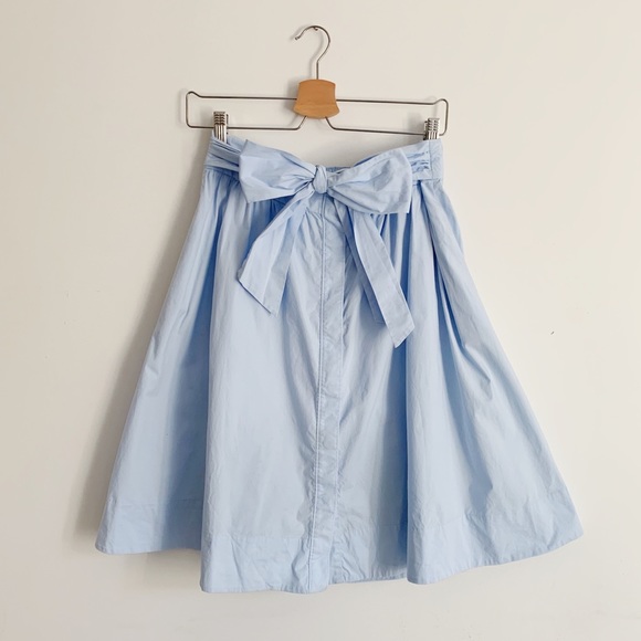 Club Monaco Dresses & Skirts - Club Monaco light blue bow skirt